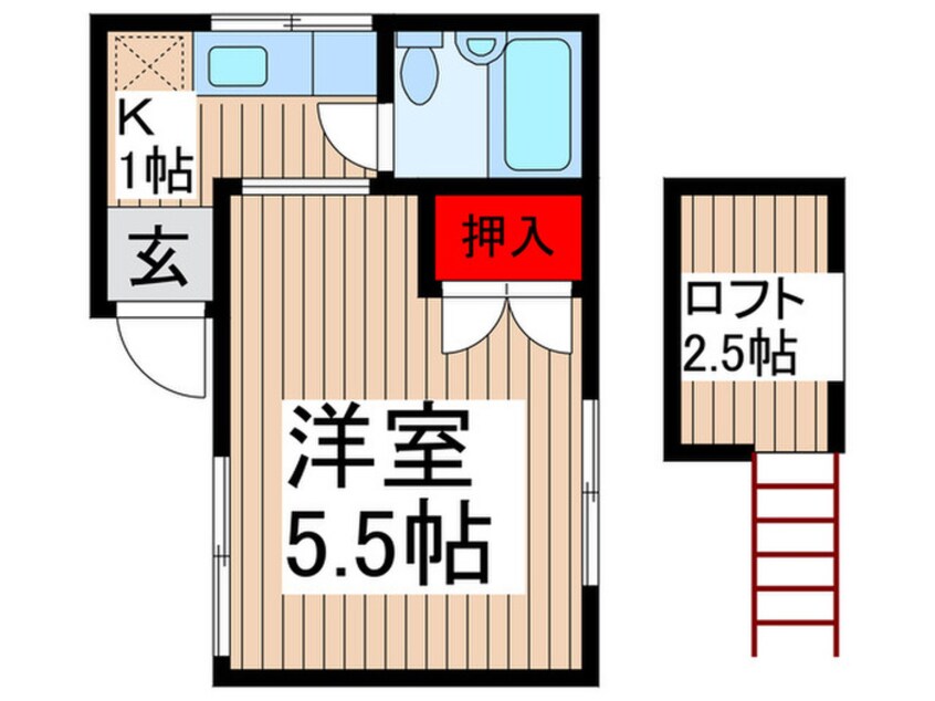 間取図 シャトリエ８