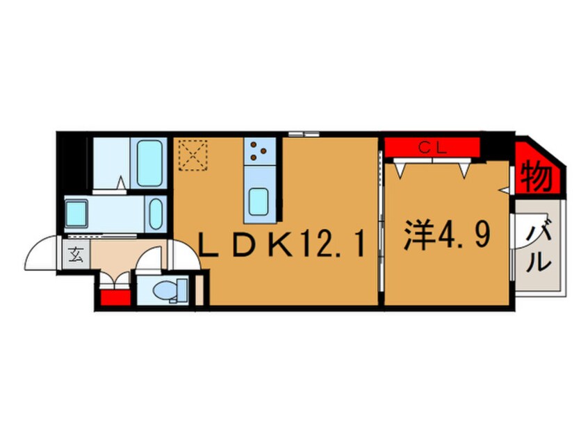 間取図 Grand Pere Nerima-WEST