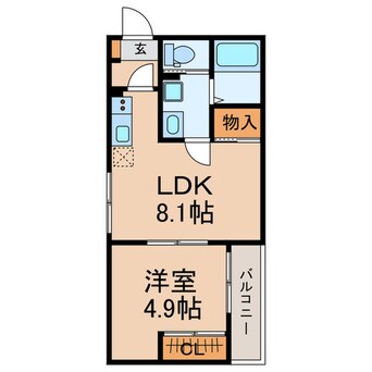 間取図 仮称）花見川区検見川町2丁目