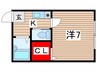 アメニティ大厳寺 1Kの間取り