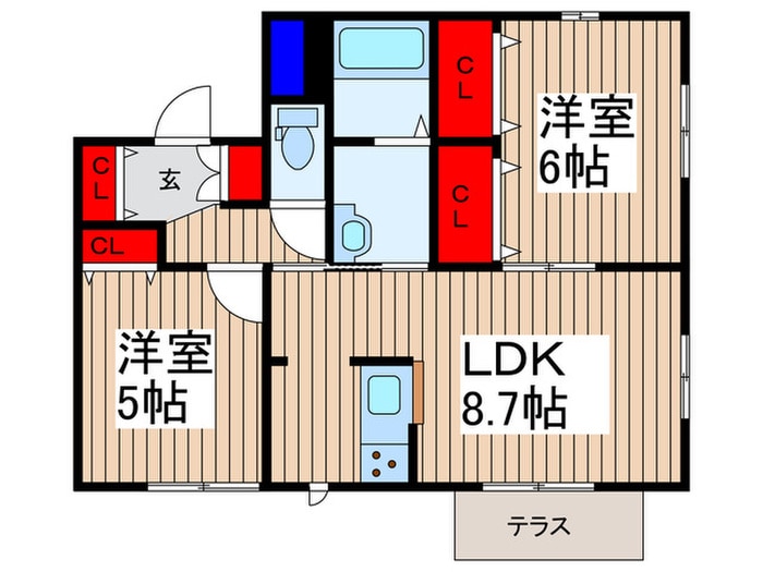 間取り図 コレット中野