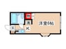 エスポワ－ル国立 1Kの間取り