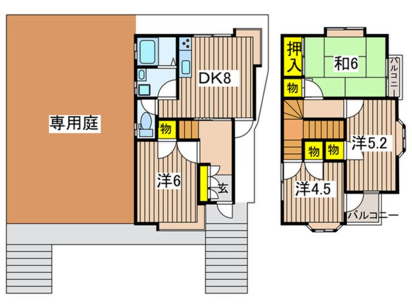 間取図 初声町下宮田戸建