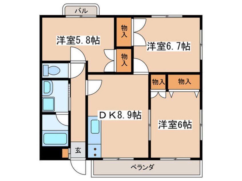 間取図 コルティーレ