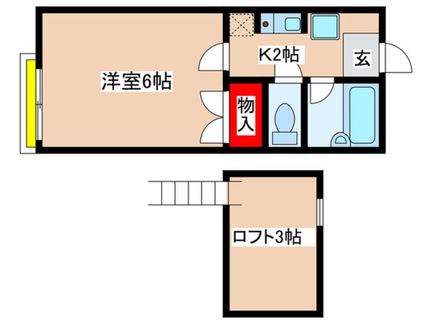 間取図 サンハイツ栗平