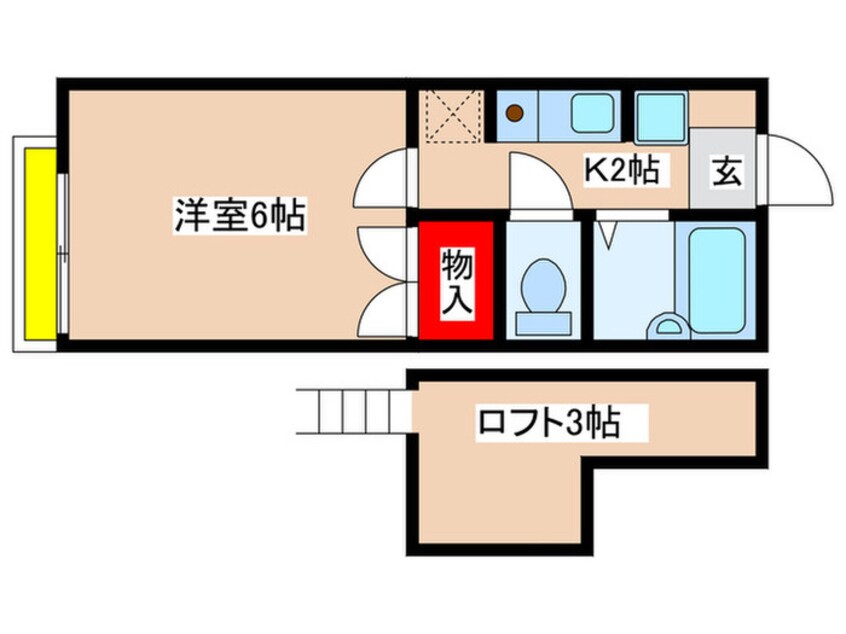 間取図 サンハイツ栗平