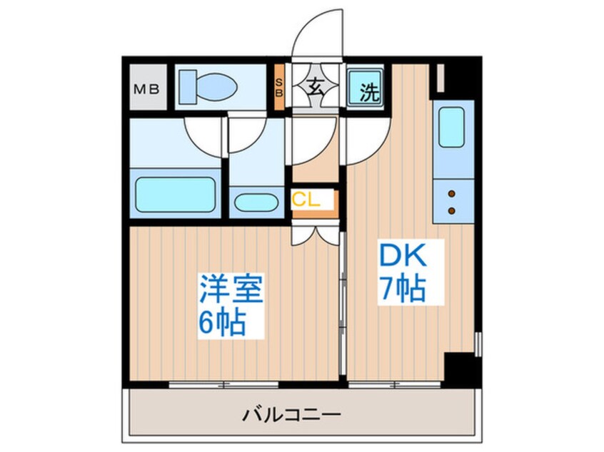 間取図 ルーブル上高井戸（301）