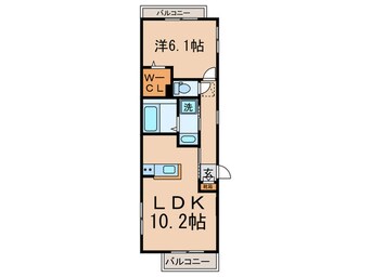 間取図 アールスコート大倉山