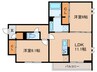 Creatore 2LDKの間取り