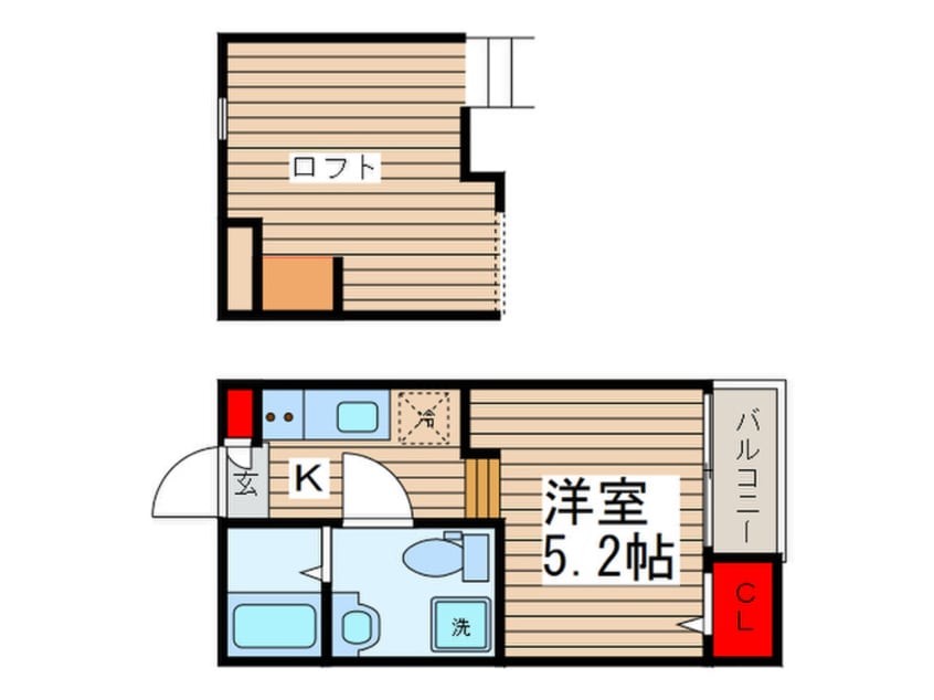 間取図 Cuore双葉町