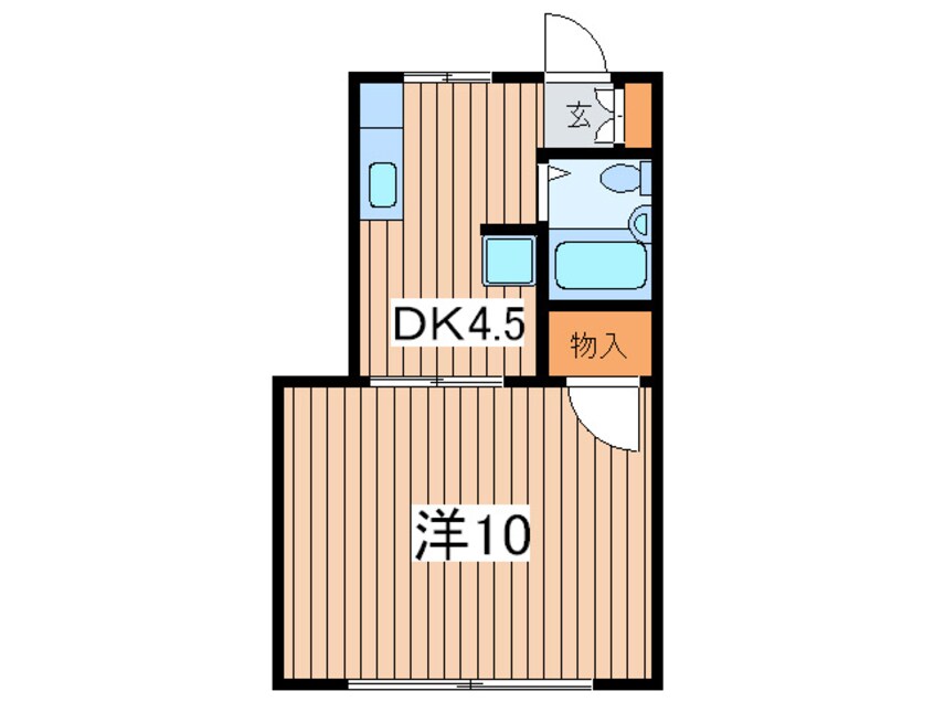 間取図 メゾンドフォンテ－ヌ