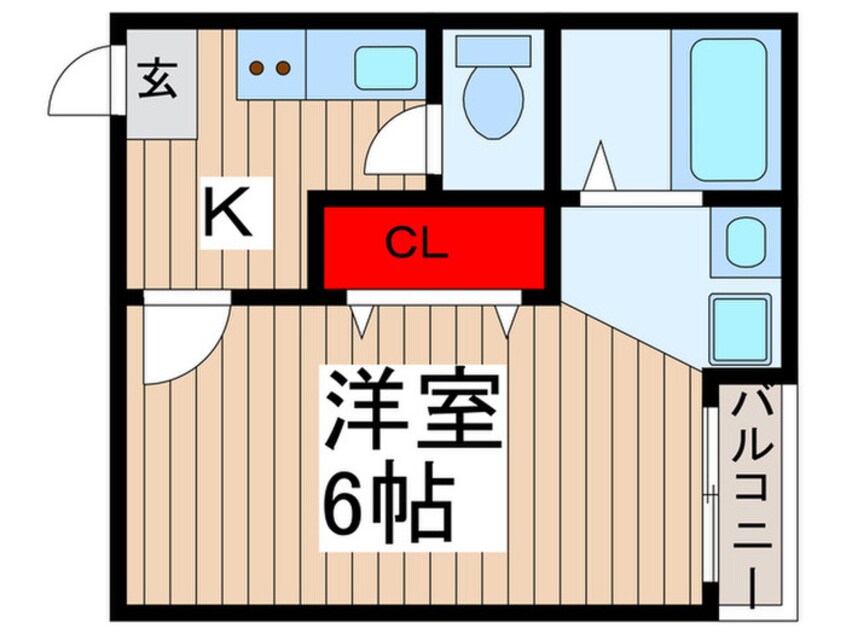 間取図 クレスト一ノ割