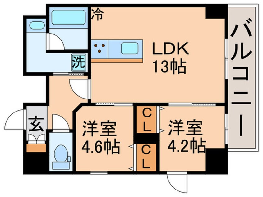 間取図 プライマル月島