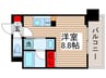 ザ・パークハビオ行徳駅前 1Rの間取り