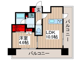 間取図 ザ・パークハビオ行徳駅前