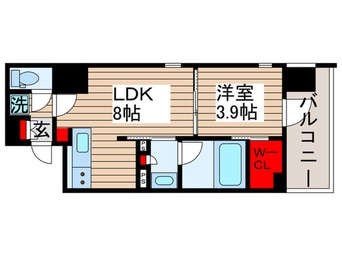 間取図 ザ・パークハビオ行徳駅前