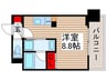ザ・パークハビオ行徳駅前 1Rの間取り