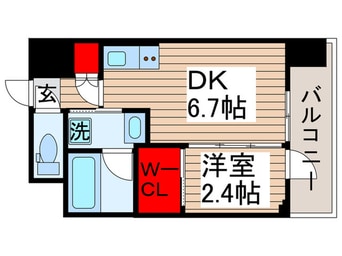 間取図 ザ・パークハビオ行徳駅前