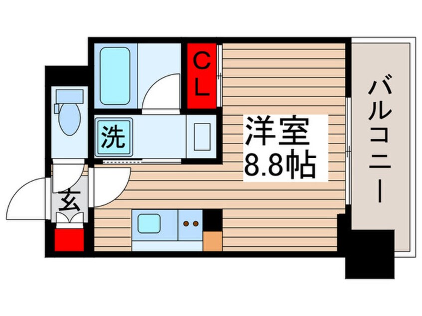 間取図 ザ・パークハビオ行徳駅前