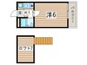 エクレ－ル中央林間 1Kの間取り