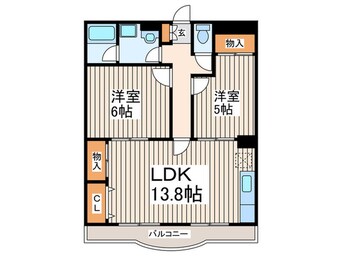 間取図 パークサイドレジデンス(210)