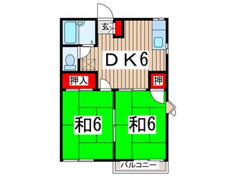 間取図 サンコーポ藤