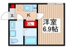 キャメル南古谷駅前通　B棟 1Kの間取り