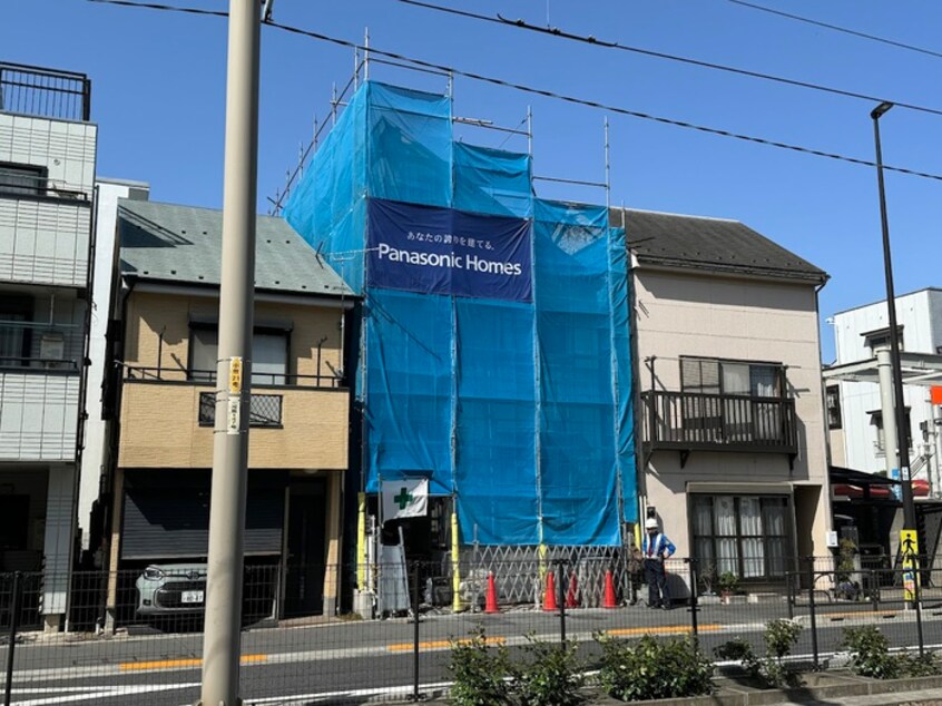 建築中 タウンハウス尾久東京