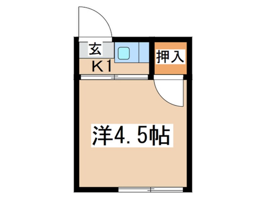 間取図 塩山アパート