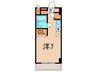 第七植村ビル 1Rの間取り