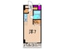 第七植村ビル 1Rの間取り