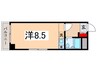 エバ千駄木 1Rの間取り