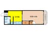 高橋マンション 1DKの間取り