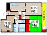 シミズマンション 2DKの間取り