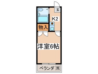 間取図 クレールミサキ