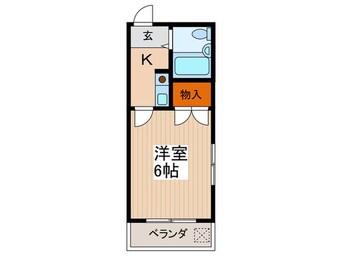 間取図 クレールミサキ