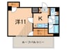 Opus　Uno　Sangenjaya 1Kの間取り
