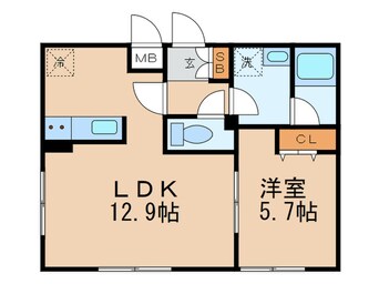 間取図 ｳｪﾙｽｸｴｱｲｽﾞﾑ三軒茶屋SOUTH