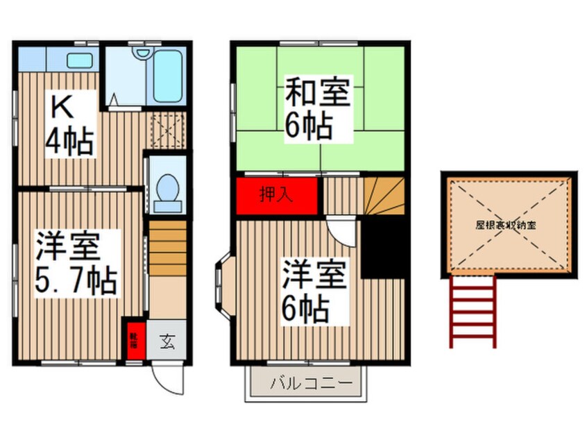 間取図 野田セイザンパ－トⅠ