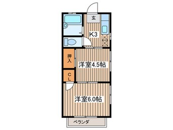 間取図 モンレ－ブ幡ヶ谷