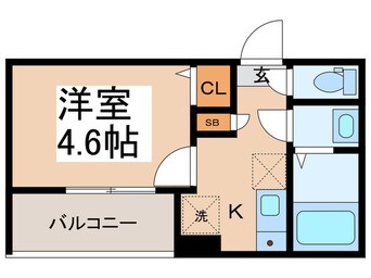 間取図 MELDIA　四ツ木Ⅲ