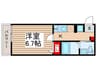 キャメル南古谷駅前通C棟 1Kの間取り