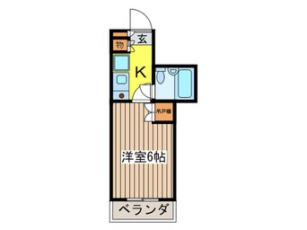 間取図 シャトレ武蔵野