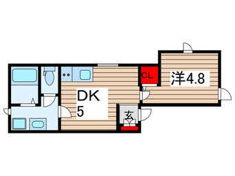 間取図 リベイス稲毛