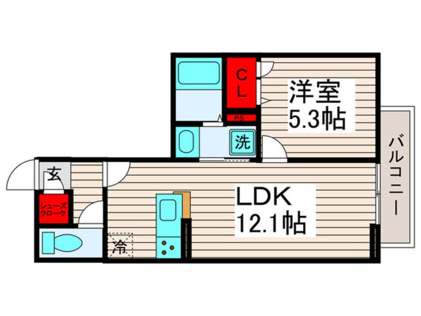 間取図 グラナーデ扇Ⅲ