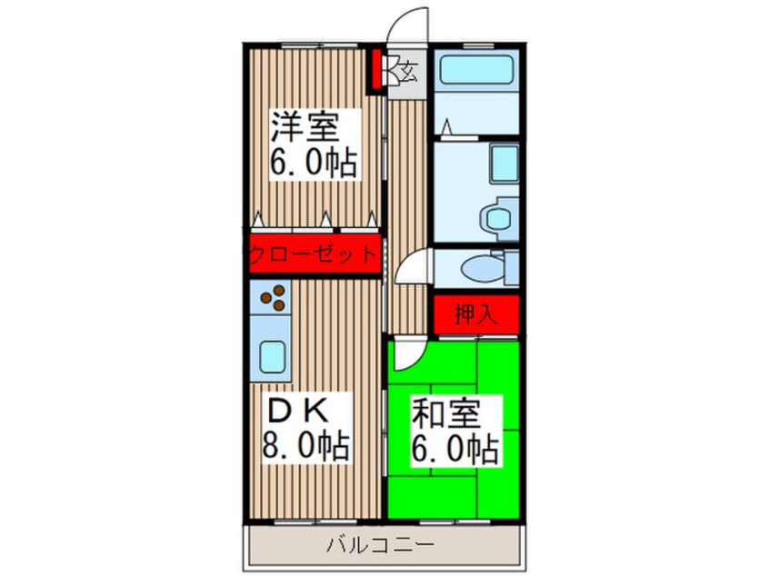 間取図 ラポ－ルハイツⅢ