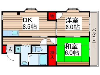 間取図 リヴハイム杉浦