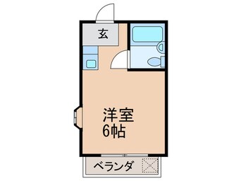 間取図 調布西コーポ