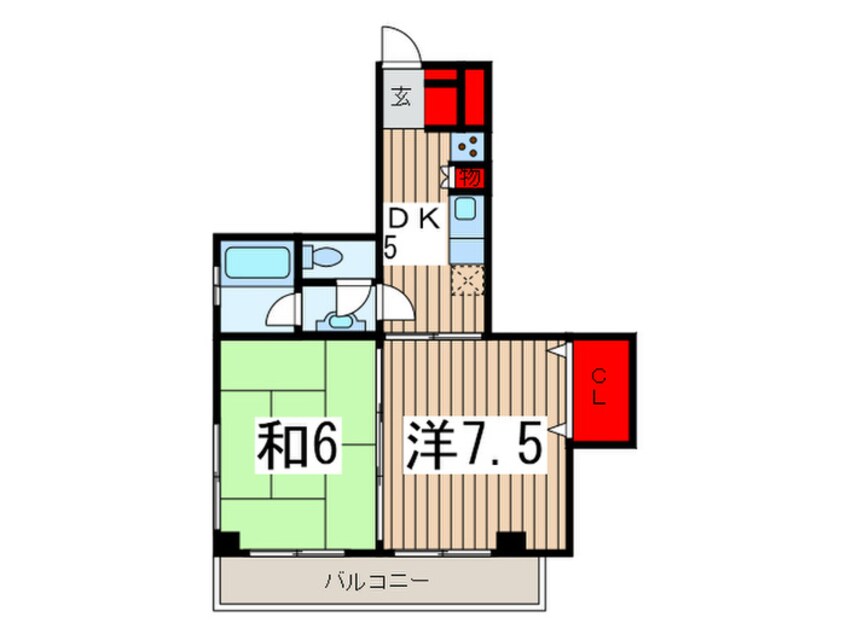 間取図 第一共和マンション