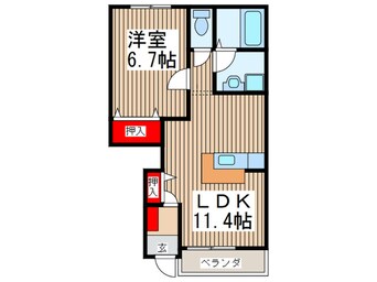 間取図 ウォーターミル七番館